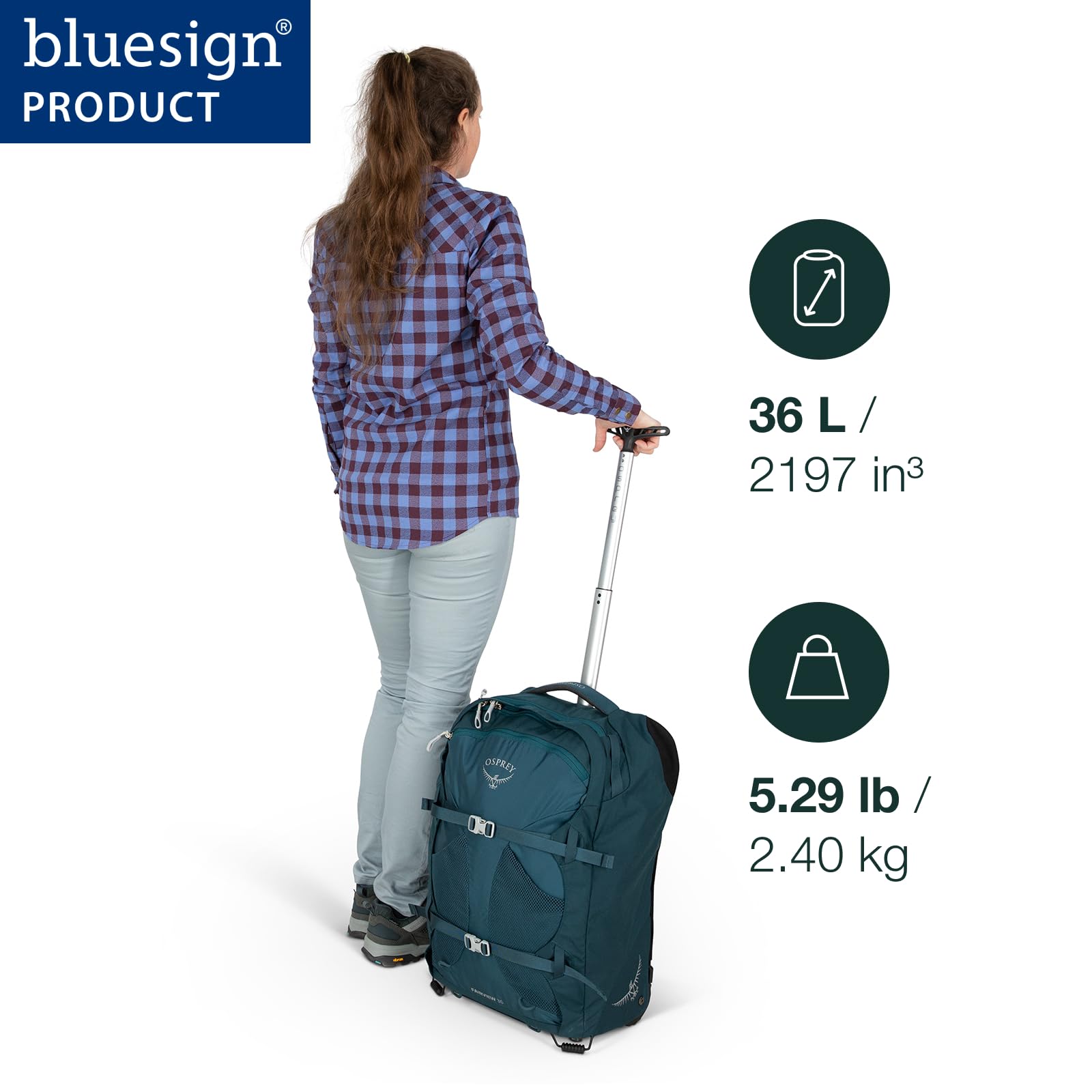 Amazon.co.jp: Osprey Fairview 36 レディース 車輪付きトラベルバック